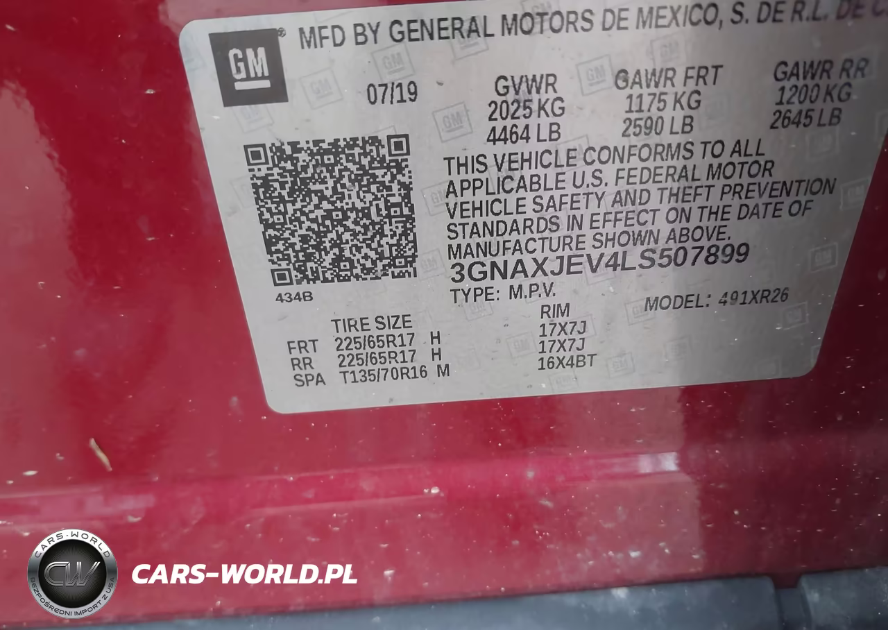 2020 Chevrolet Equinox Fwd 2Fl VIN:3GNAXJEV4LS507899 - 9