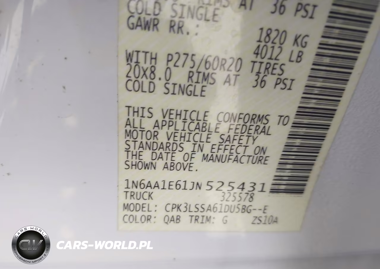 2018 Nissan Titan Sv VIN:1N6AA1E61JN525431 - 9