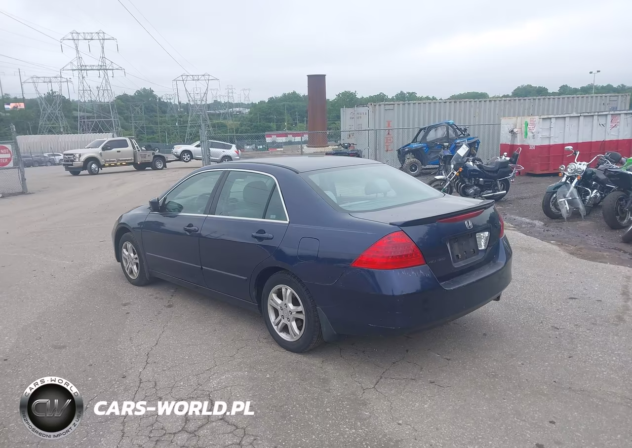 2007 Honda Accord 2.4 Se VIN:1HGCM563X7A049129 - 3
