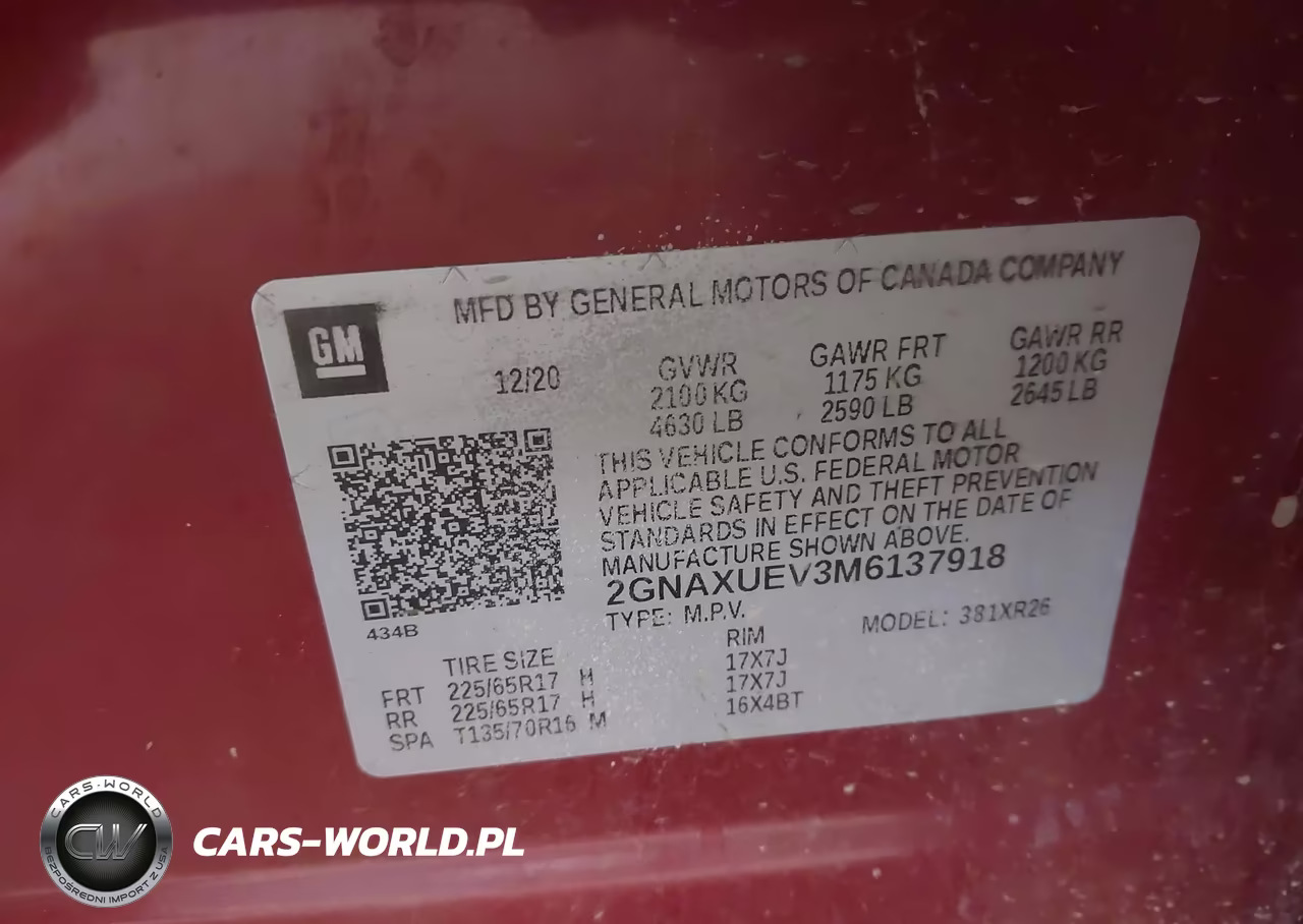 2021 Chevrolet Equinox Awd Lt VIN:2GNAXUEV3M6137918 - 9