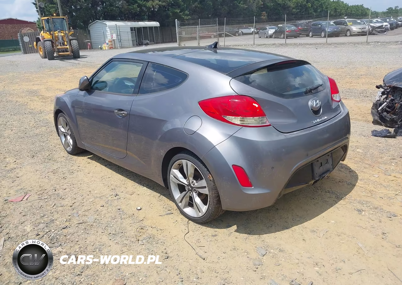 2013 Hyundai Veloster Base W-Black VIN:KMHTC6AD2DU151750 - 3