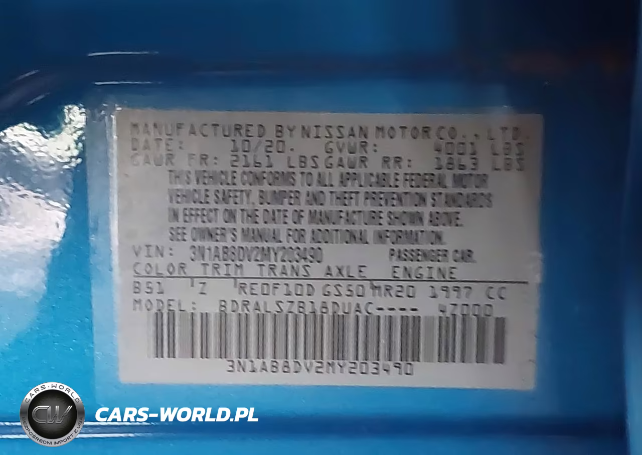 2021 Nissan Sentra Sr Xtronic Cvt VIN:3N1AB8DV2MY203490 - 9