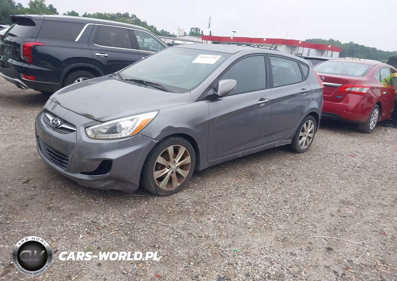 2014 Hyundai Accent Se VIN:KMHCU5AE4EU188879 - 2