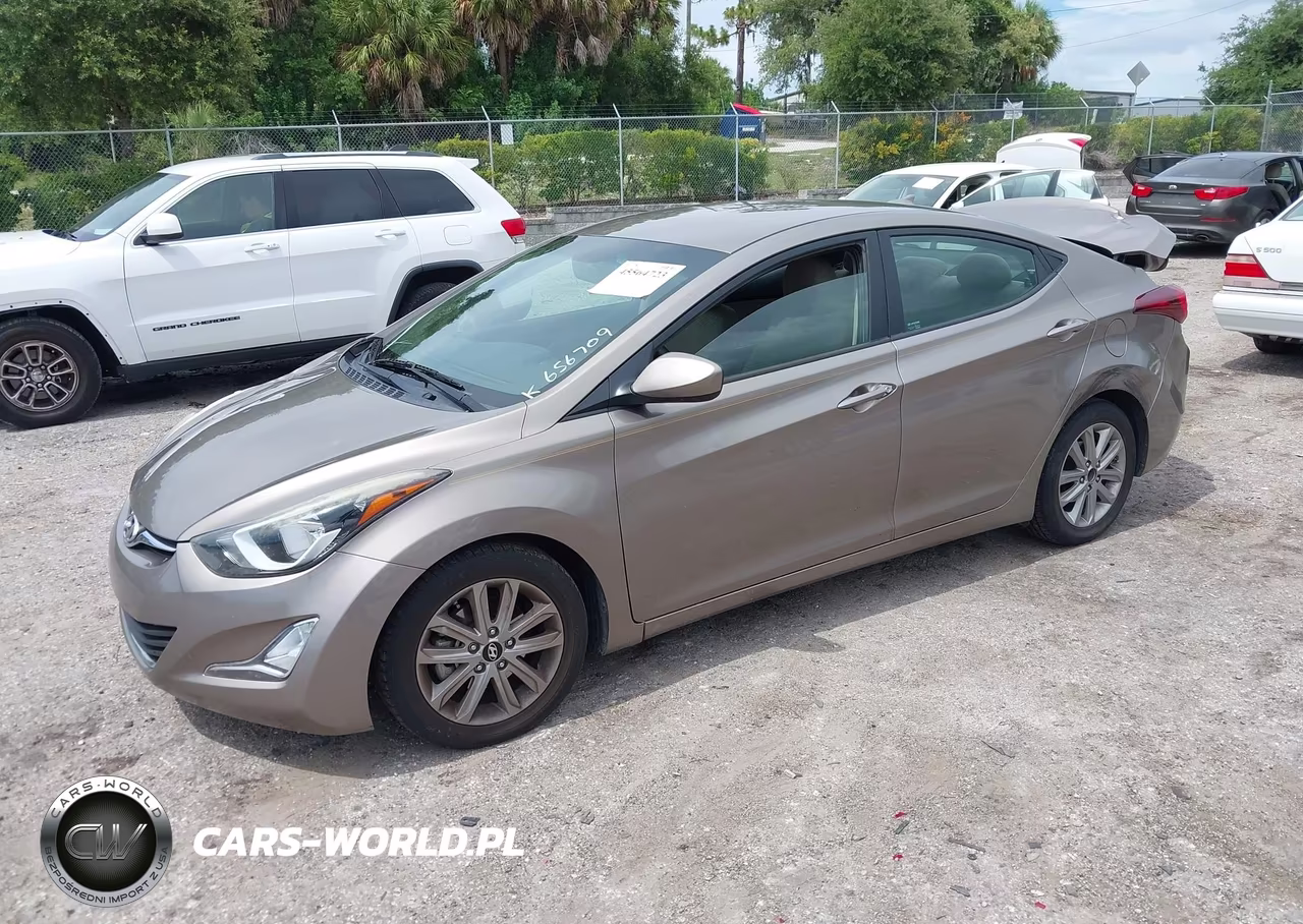 2016 Hyundai Elantra Se VIN:5NPDH4AE2GH656709 - 2