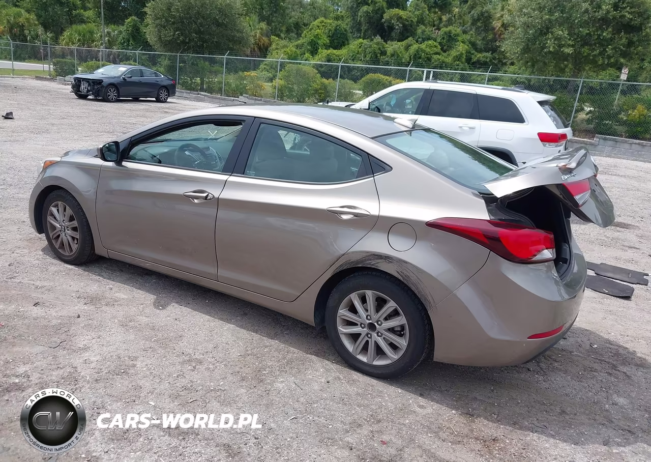 2016 Hyundai Elantra Se VIN:5NPDH4AE2GH656709 - 3