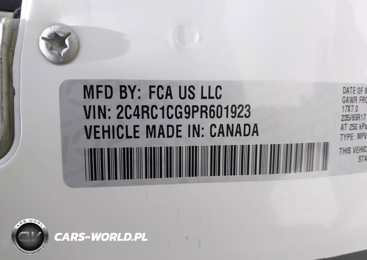 2023 Chrysler Voyager Lx VIN:2C4RC1CG9PR601923 - 9