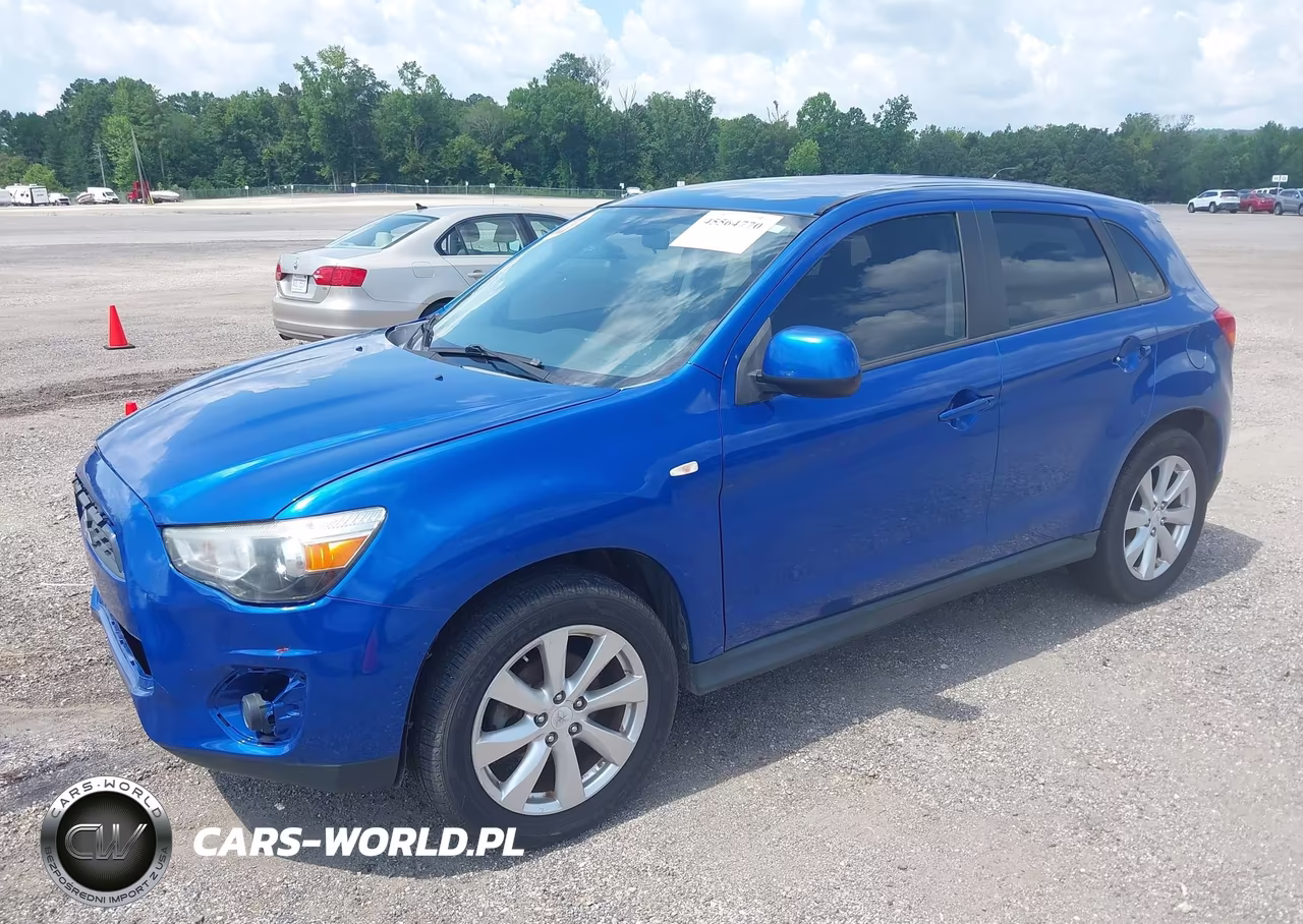 2015 Mitsubishi Outlander Sport Es VIN:4A4AP3AUXFE017587 - 2