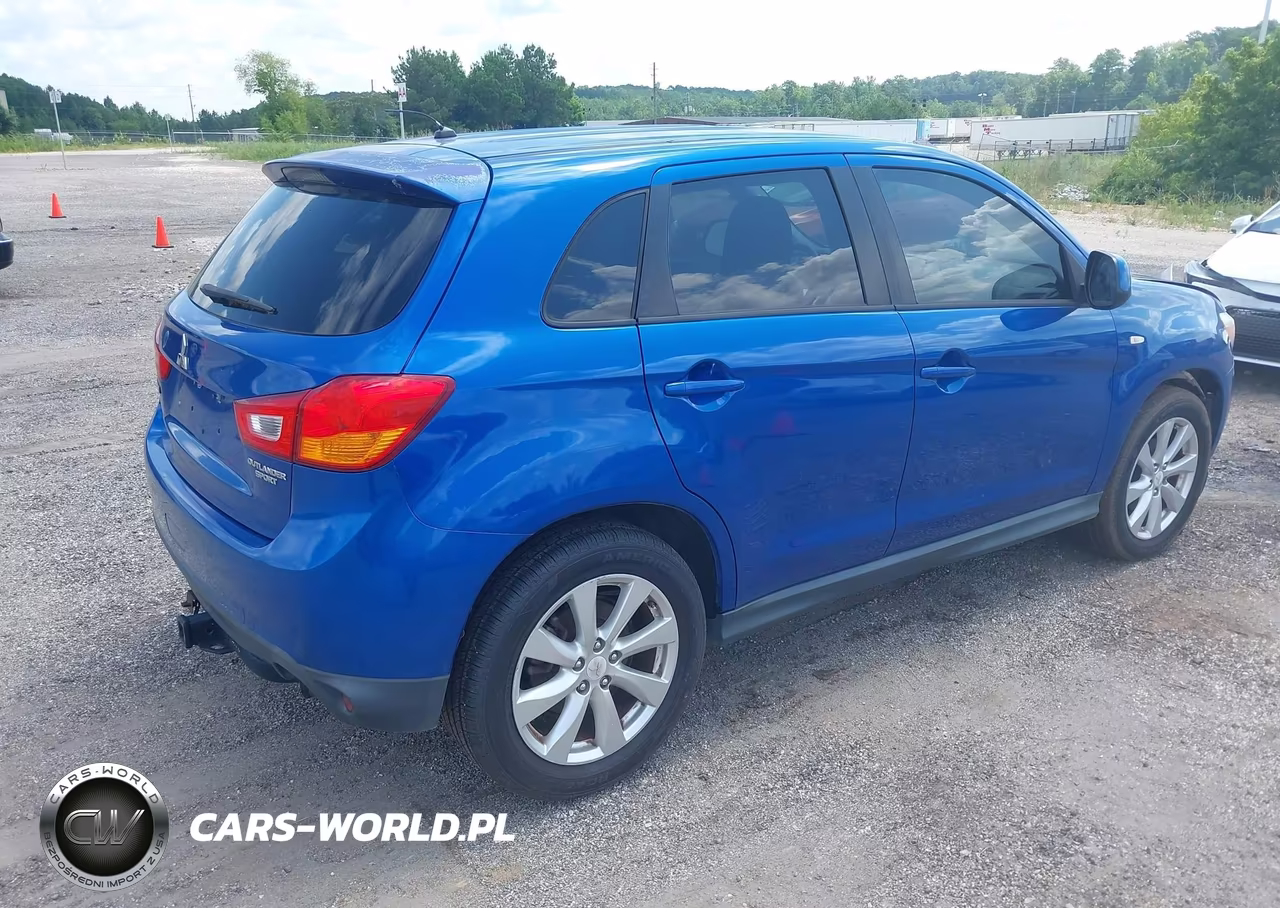 2015 Mitsubishi Outlander Sport Es VIN:4A4AP3AUXFE017587 - 4