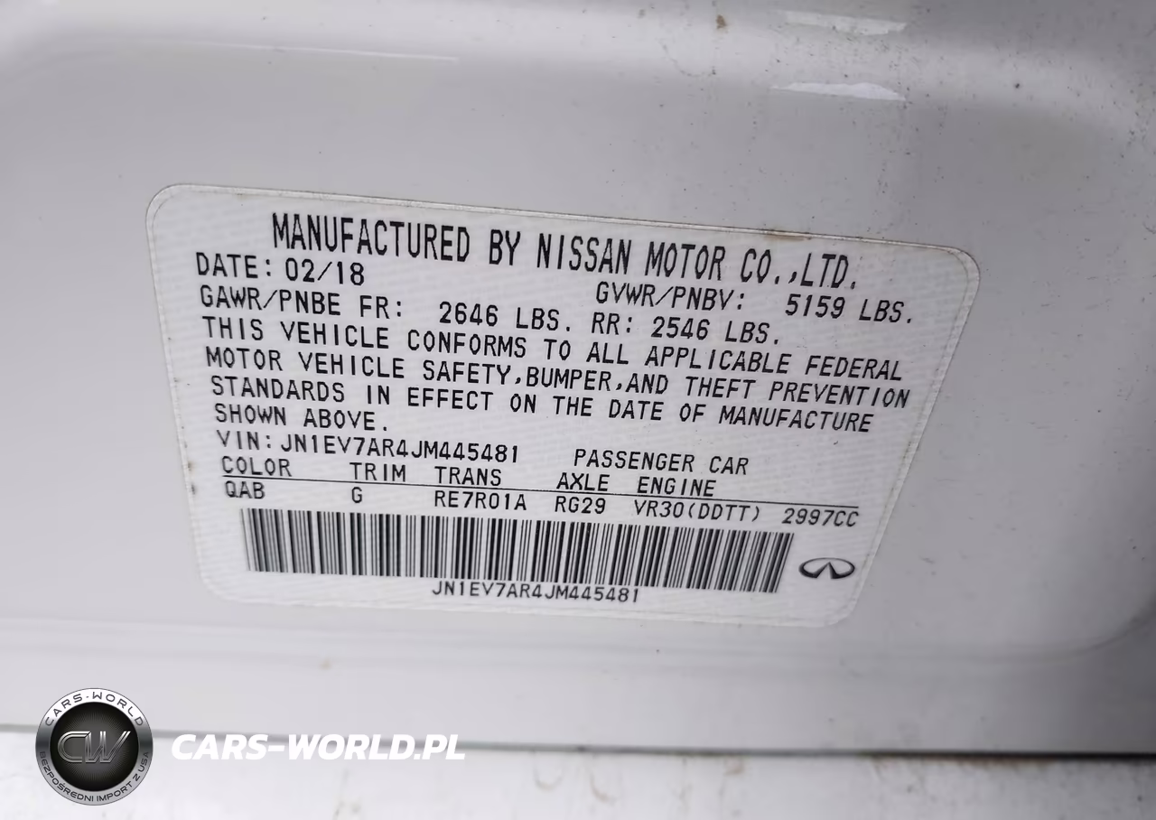 2018 Infiniti Q50 3.0T Luxe VIN:JN1EV7AR4JM445481 - 9