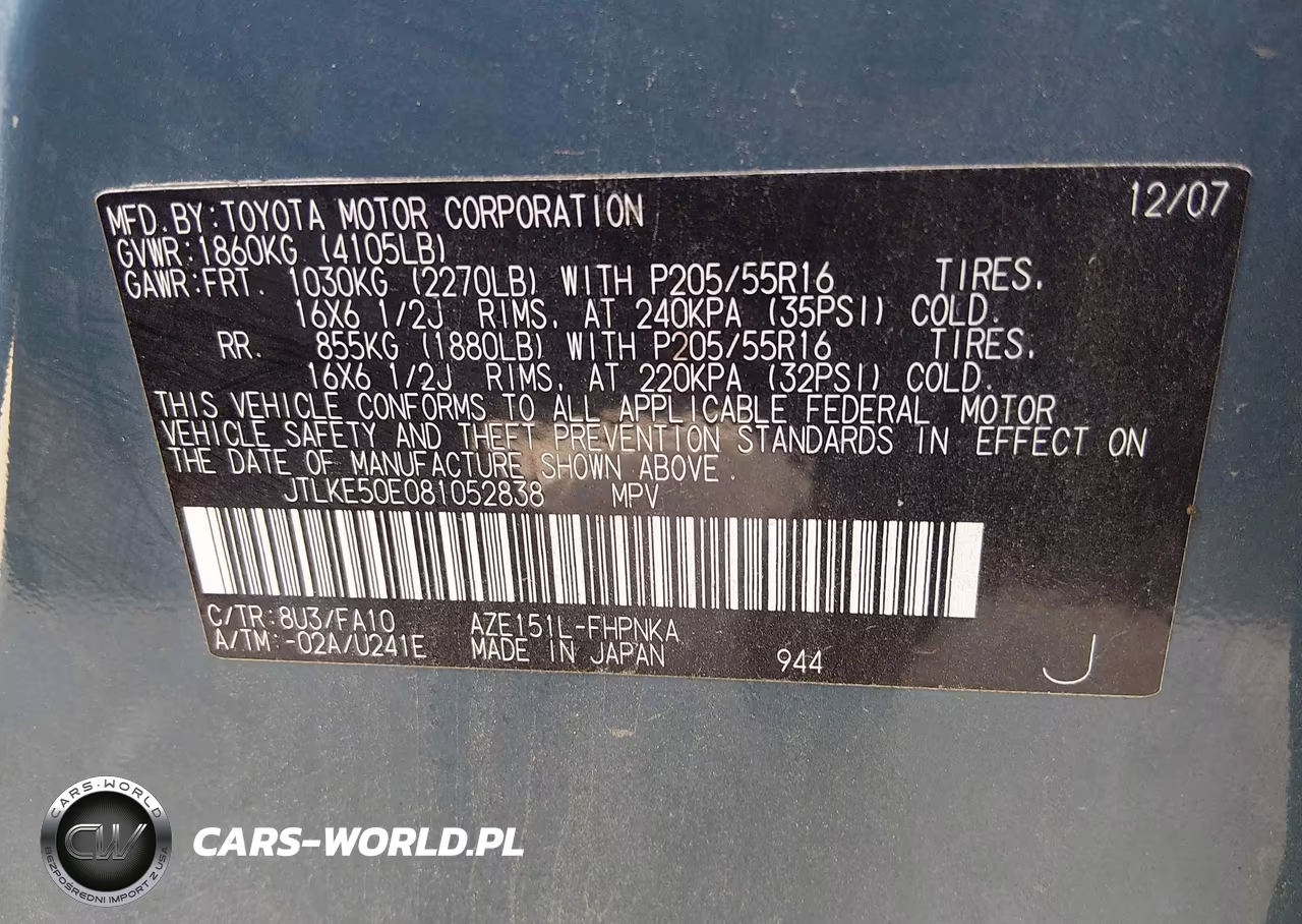 2008 Scion Xb VIN:JTLKE50E081052838 - 9
