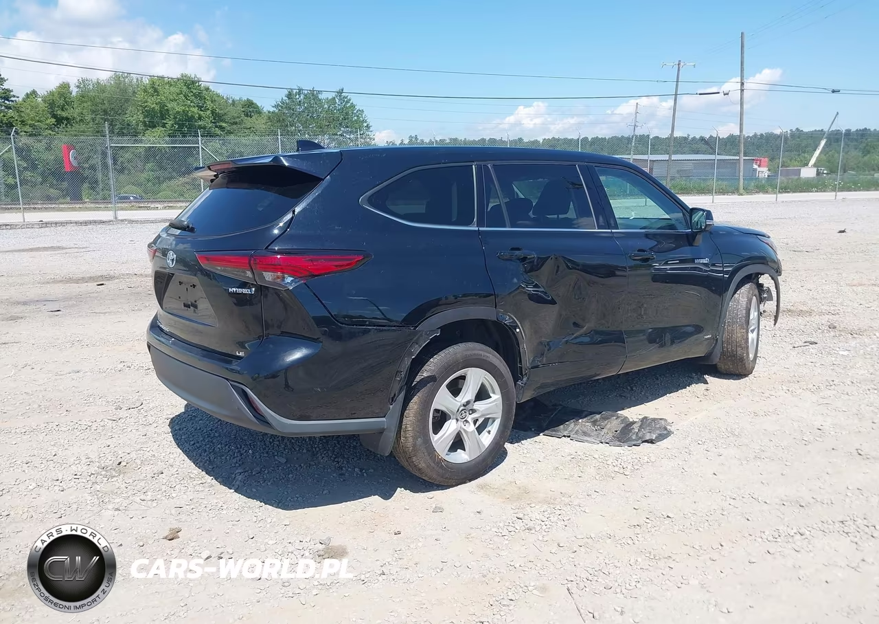 2021 Toyota Highlander Hybrid Le VIN:5TDBBRCH8MS515131 - 4