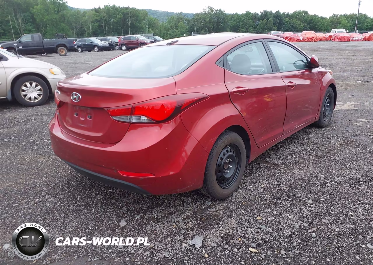 2016 Hyundai Elantra Se VIN:5NPDH4AE3GH742319 - 4