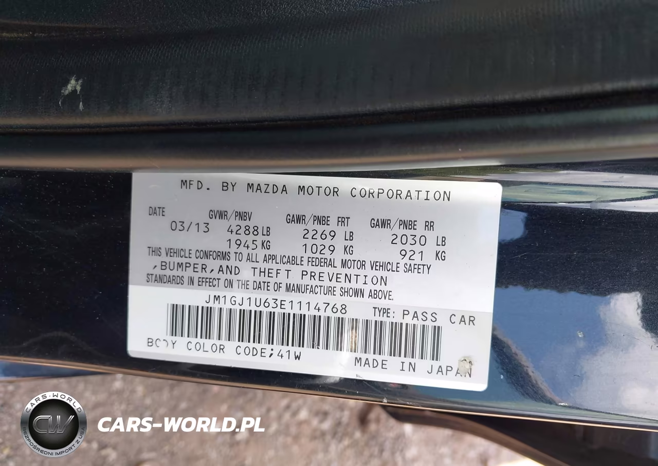2014 Mazda Mazda6 I Sport VIN:JM1GJ1U63E1114768 - 9