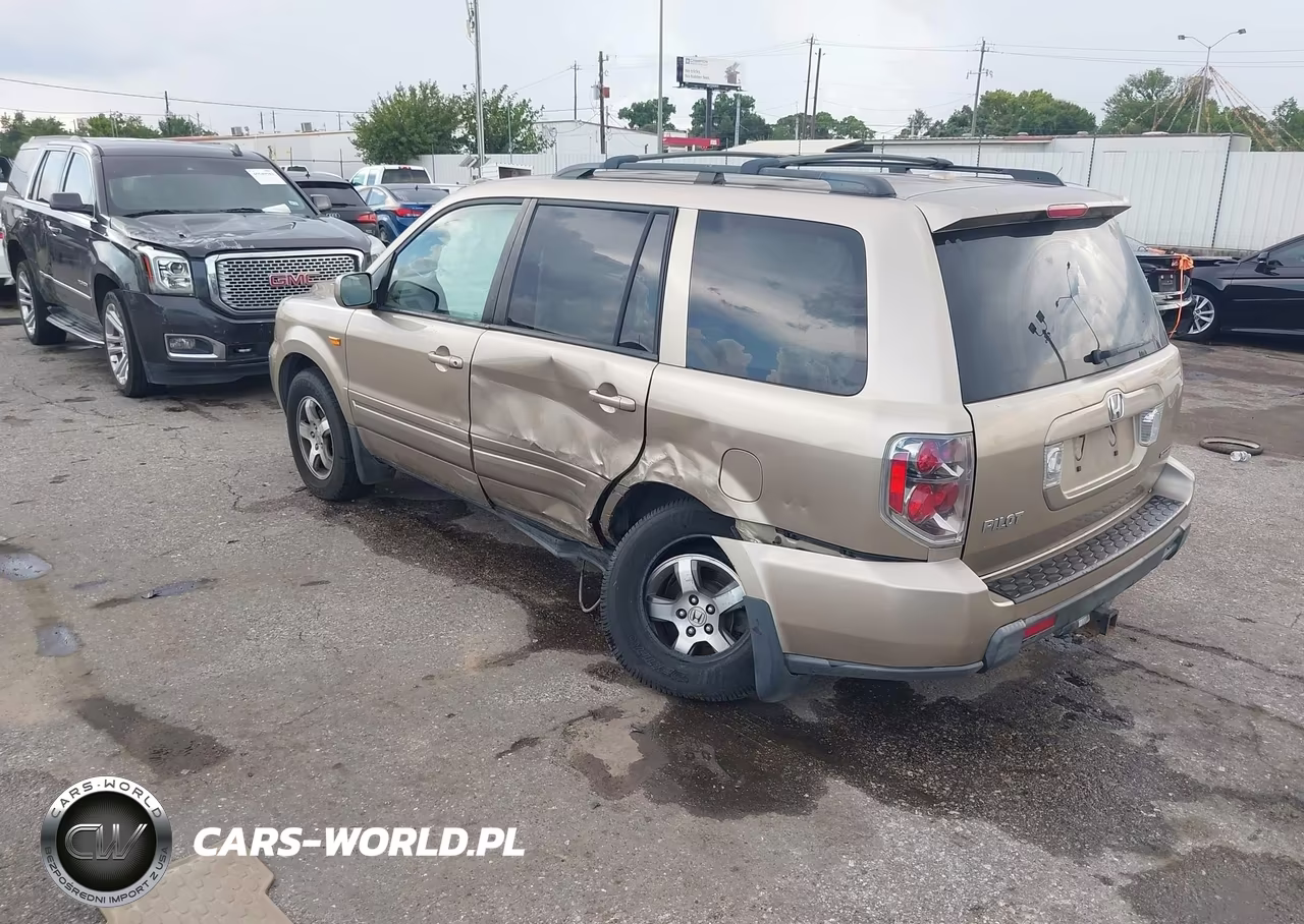 2007 Honda Pilot Ex-L VIN:2HKYF185X7H540153 - 3