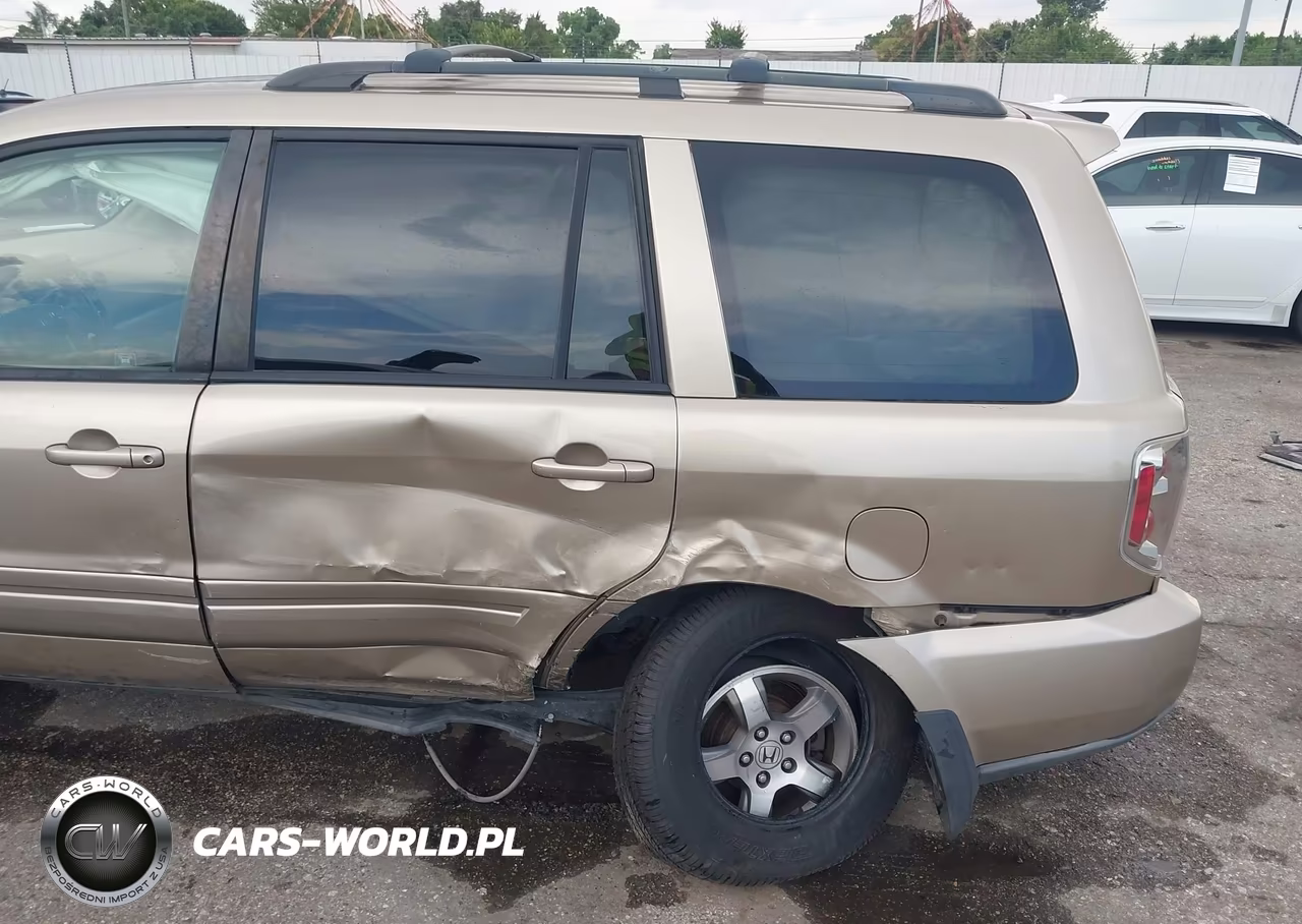 2007 Honda Pilot Ex-L VIN:2HKYF185X7H540153 - 6