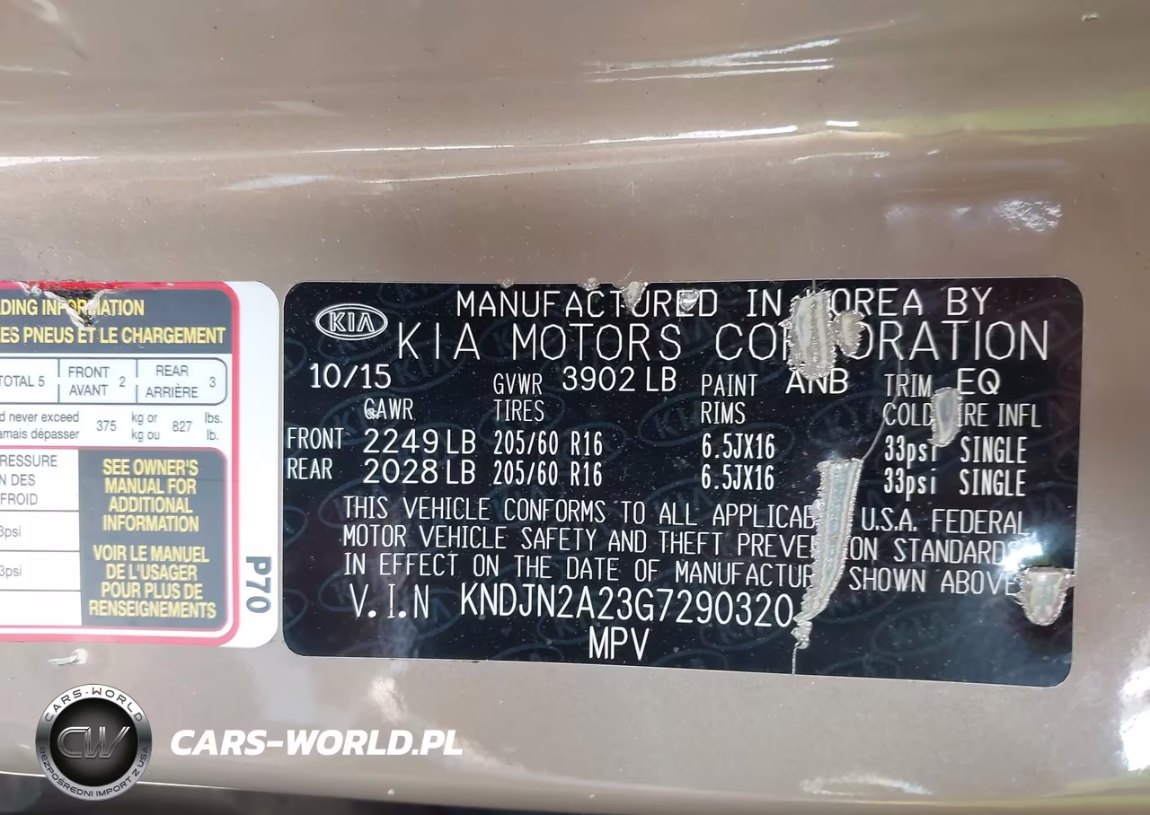 2016 Kia Soul VIN:KNDJN2A23G7290320 - 9