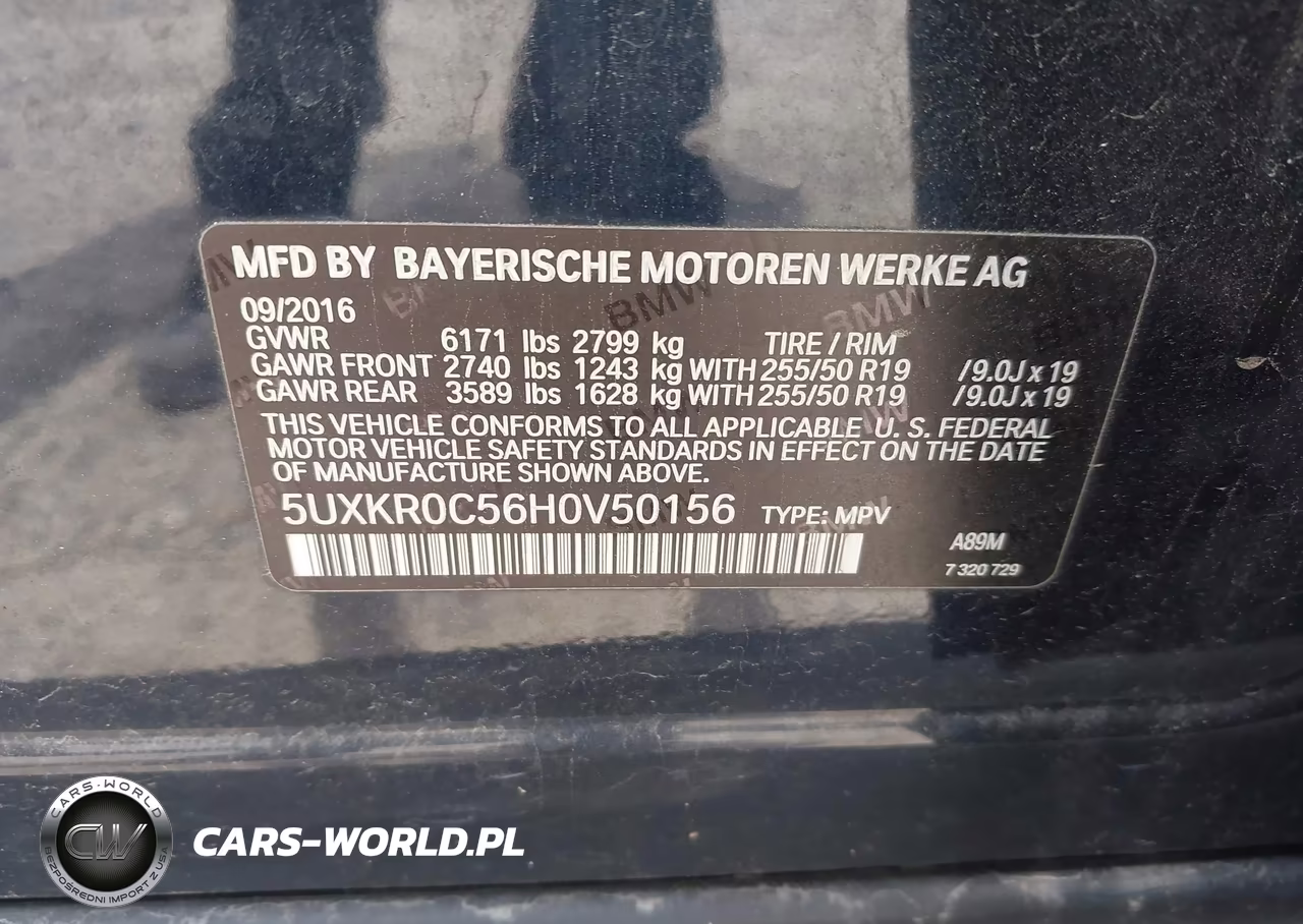 2017 BMW X5 xDrive35I VIN:5UXKR0C56H0V50156 - 9