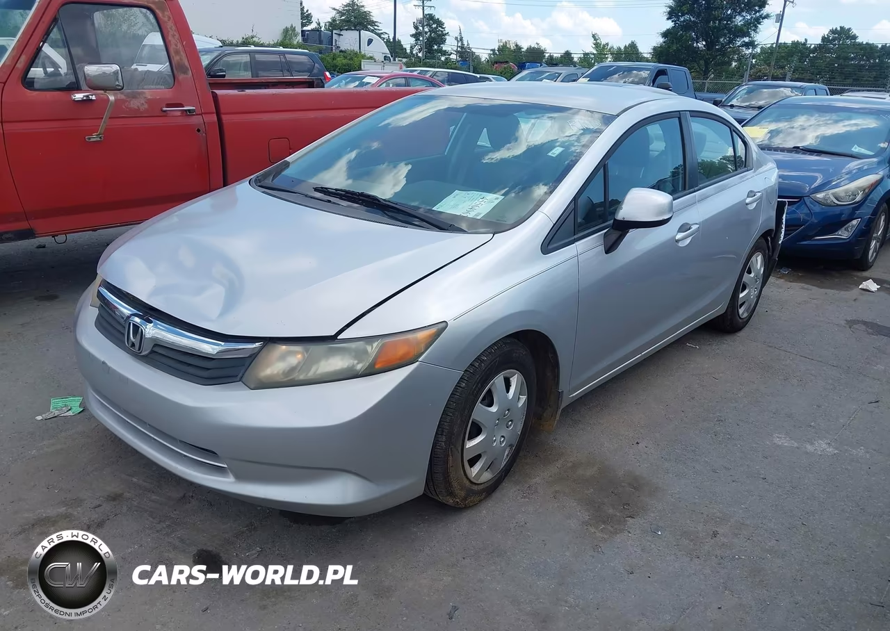 2012 Honda Civic Lx VIN:19XFB2F51CE065275 - 2