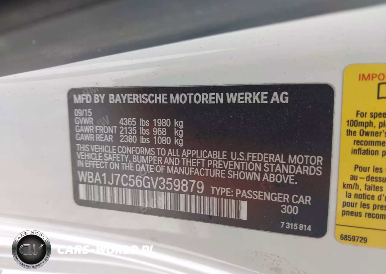 2016 BMW M235I VIN:WBA1J7C56GV359879 - 9