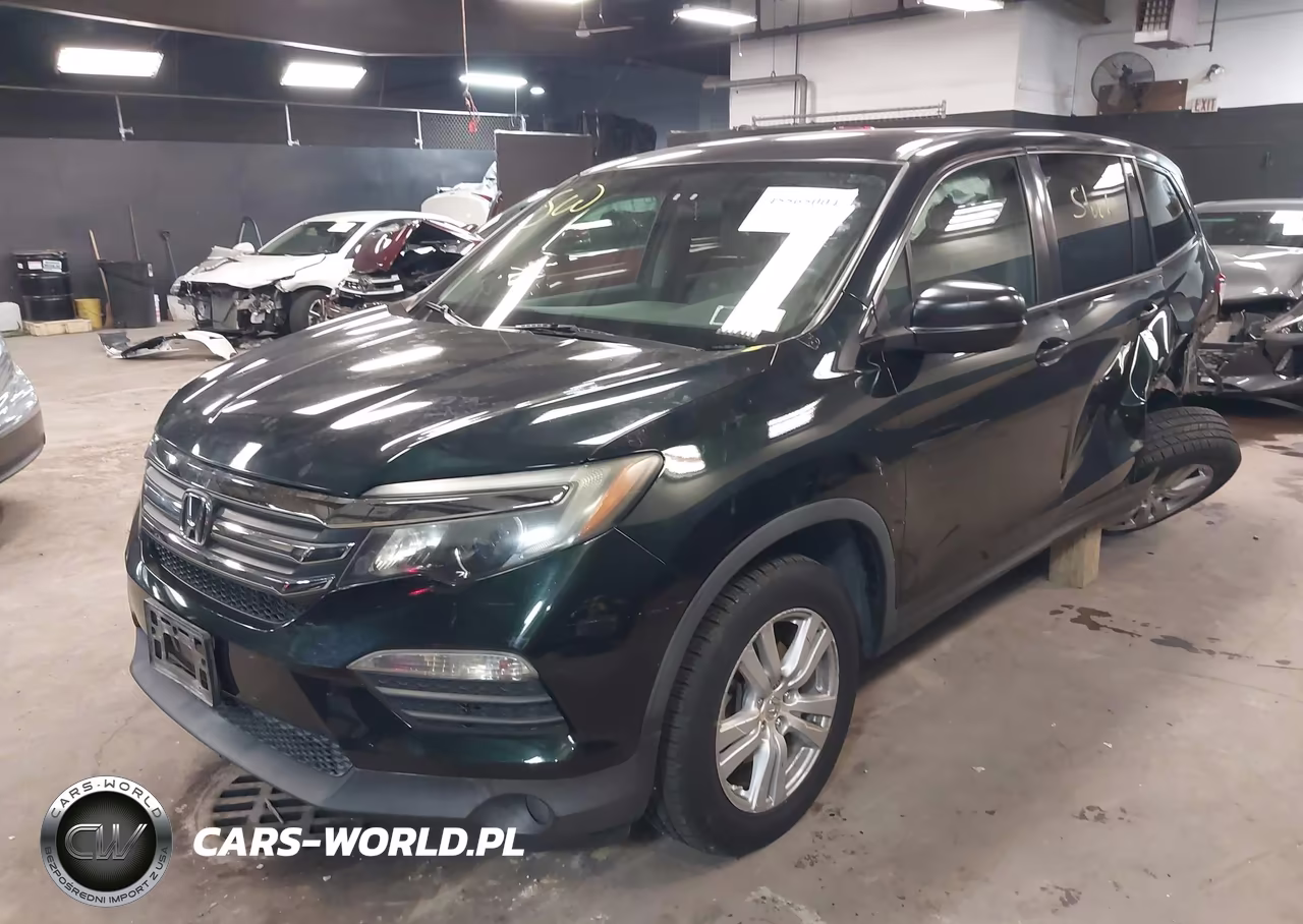 2016 Honda Pilot Lx VIN:5FNYF6H19GB021037 - 2