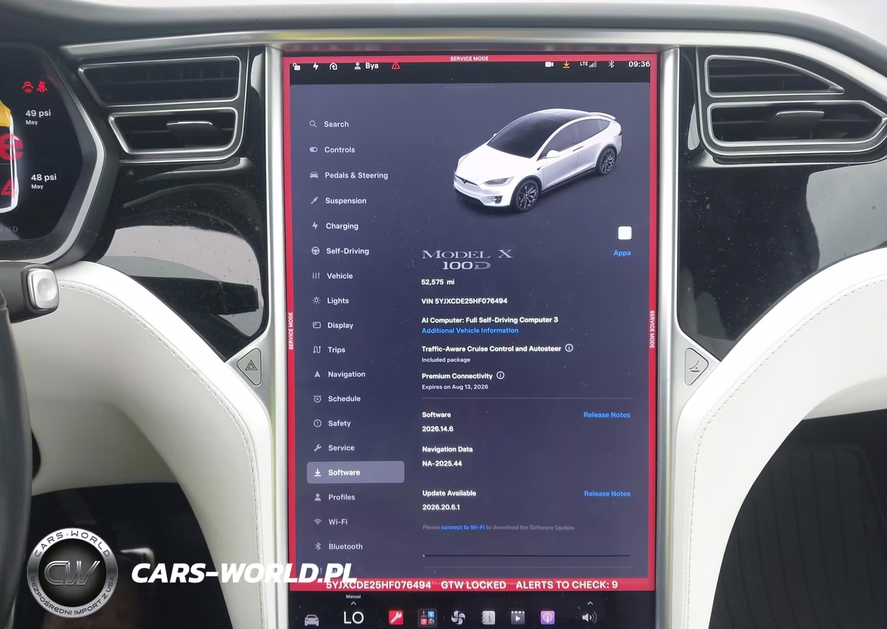 2017 Tesla Model X 100D-75D-90D VIN:5YJXCDE25HF076494 - 7