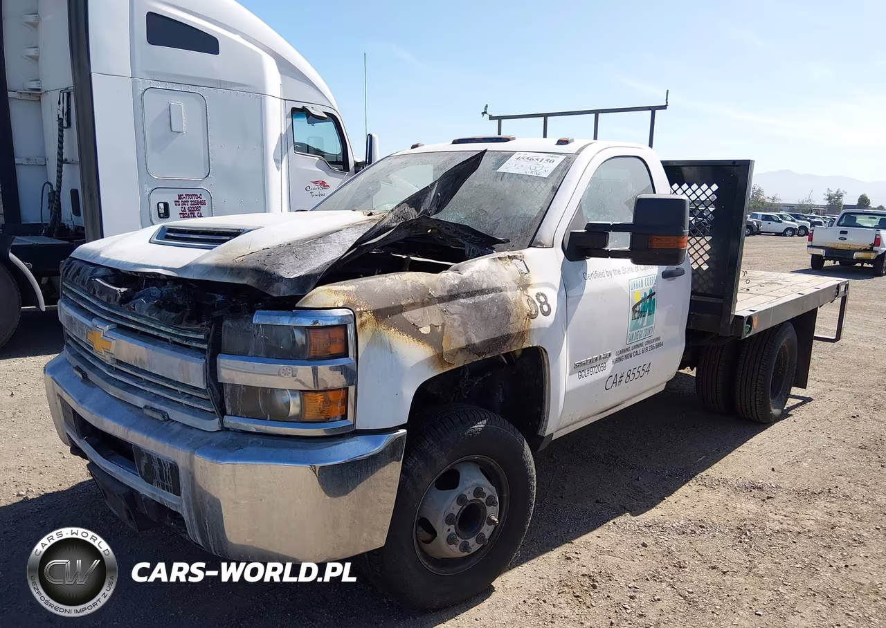 2018 Chevrolet Silverado 3500Hd Chassis Wt VIN:1GB3CYCY7JF245787 - 2