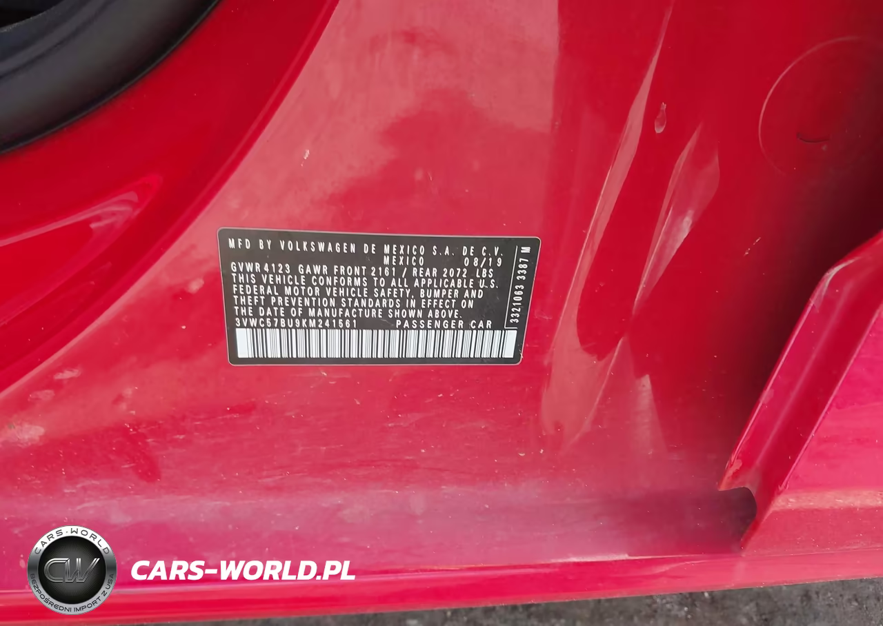 2019 Volkswagen Jetta S-Se-R-Line VIN:3VWC57BU9KM241561 - 9