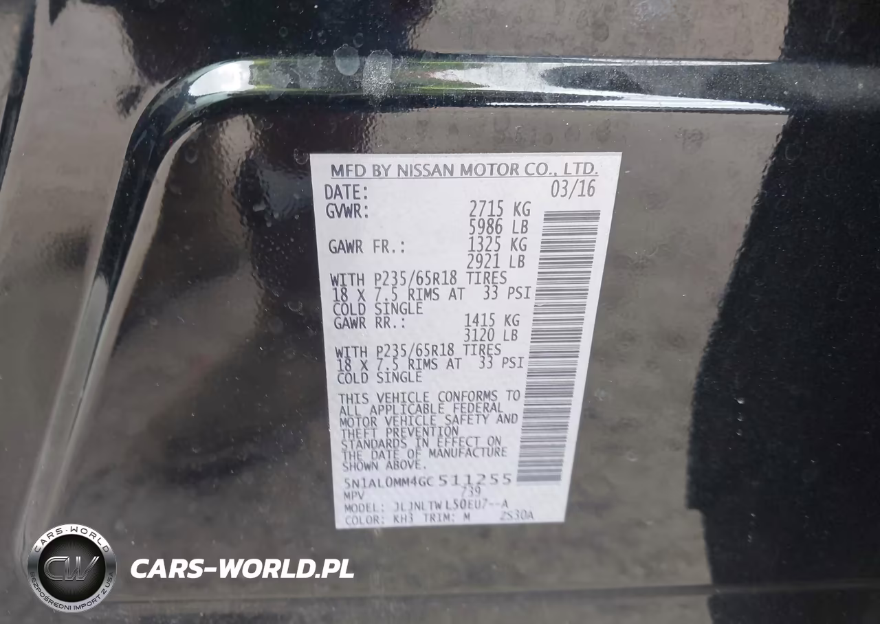 2016 Infiniti Qx60 VIN:5N1AL0MM4GC511255 - 9