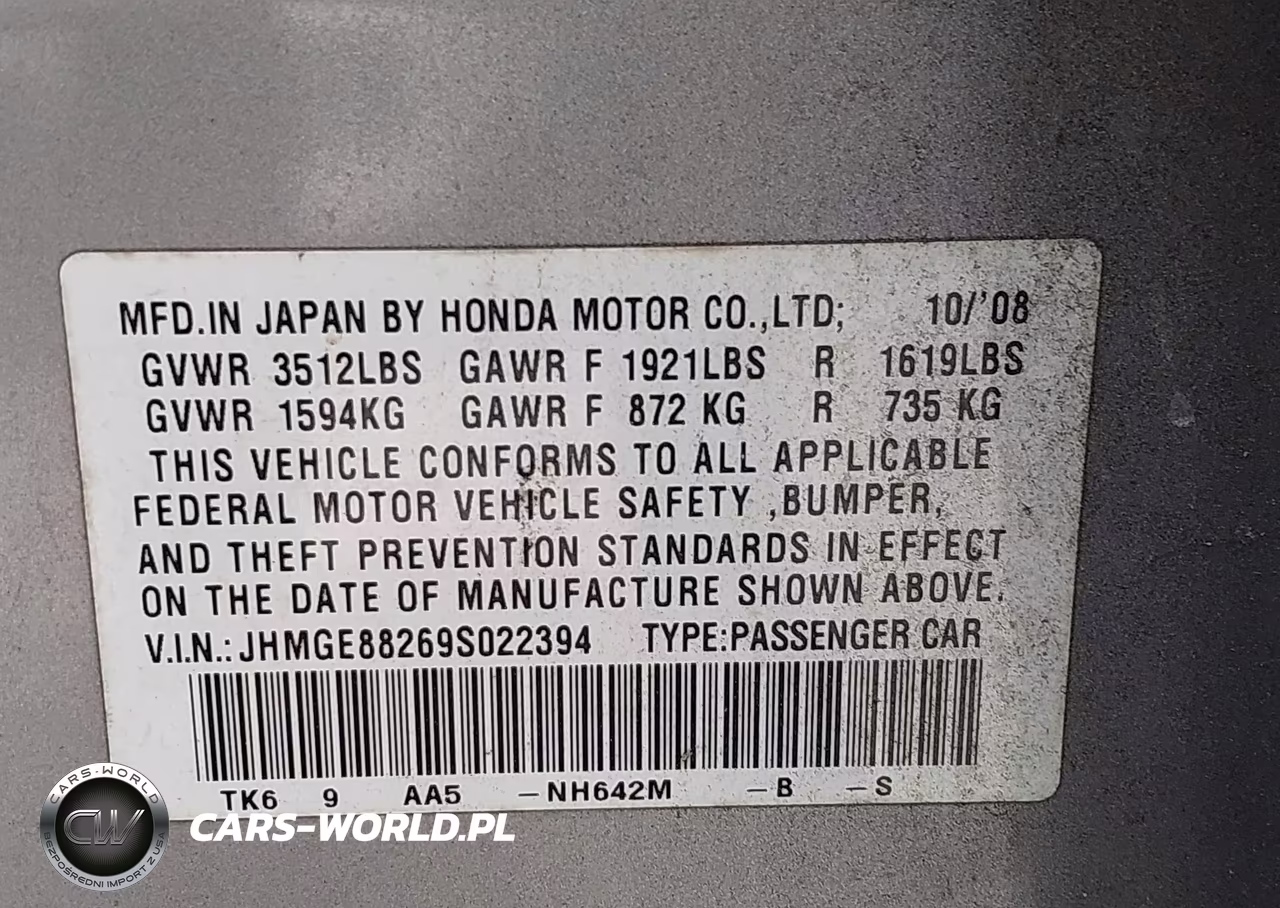 2009 Honda Fit VIN:JHMGE88269S022394 - 9