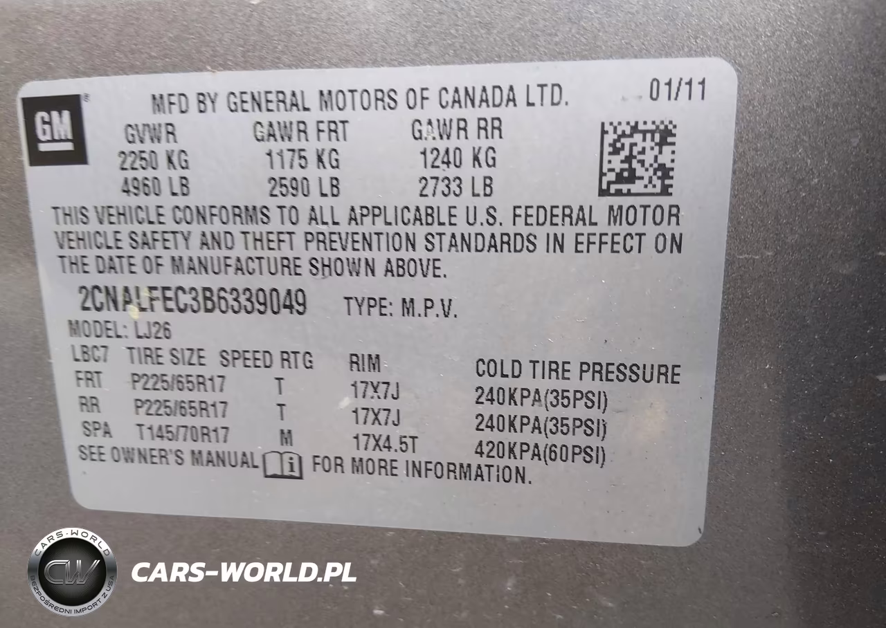 2011 Chevrolet Equinox Ltz VIN:2CNALFEC3B6339049 - 9