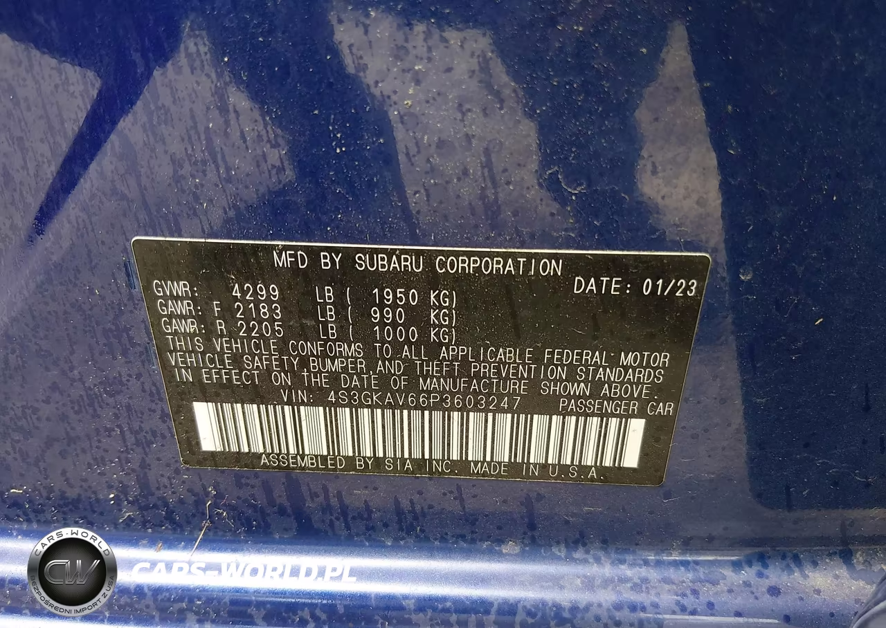 2023 Subaru Impreza Premium VIN:4S3GKAV66P3603247 - 9