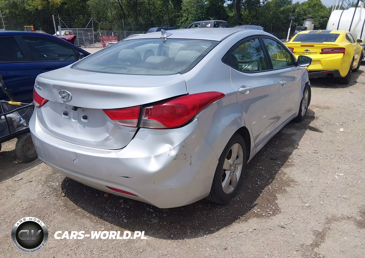 2012 Hyundai Elantra Gls (Ulsan Plant) VIN:KMHDH4AE3CU228482 - 4