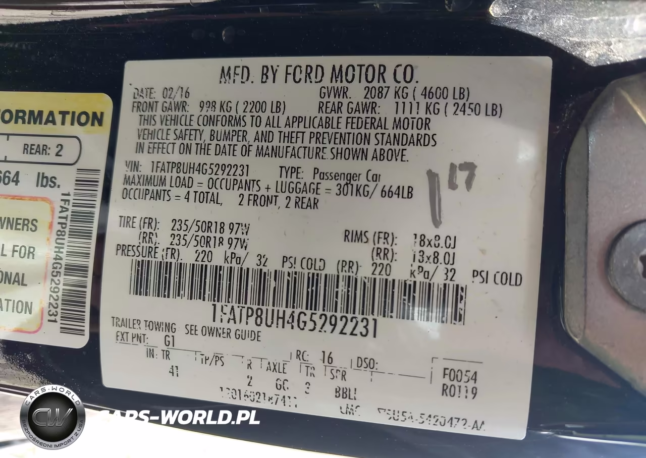 2016 Ford Mustang Ecoboost Premium VIN:1FATP8UH4G5292231 - 9