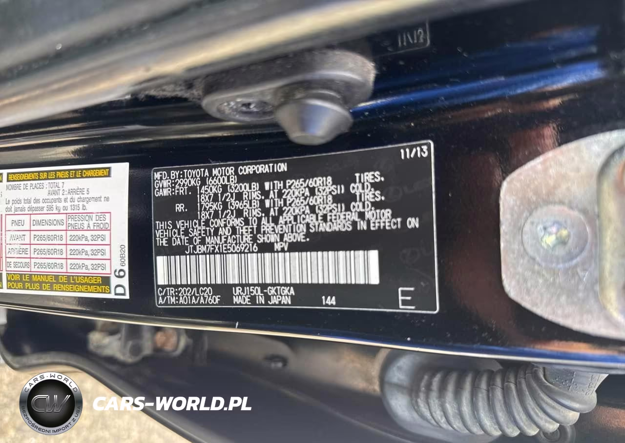 2014 Lexus Gx 460 VIN:JTJBM7FX1E5069216 - 9