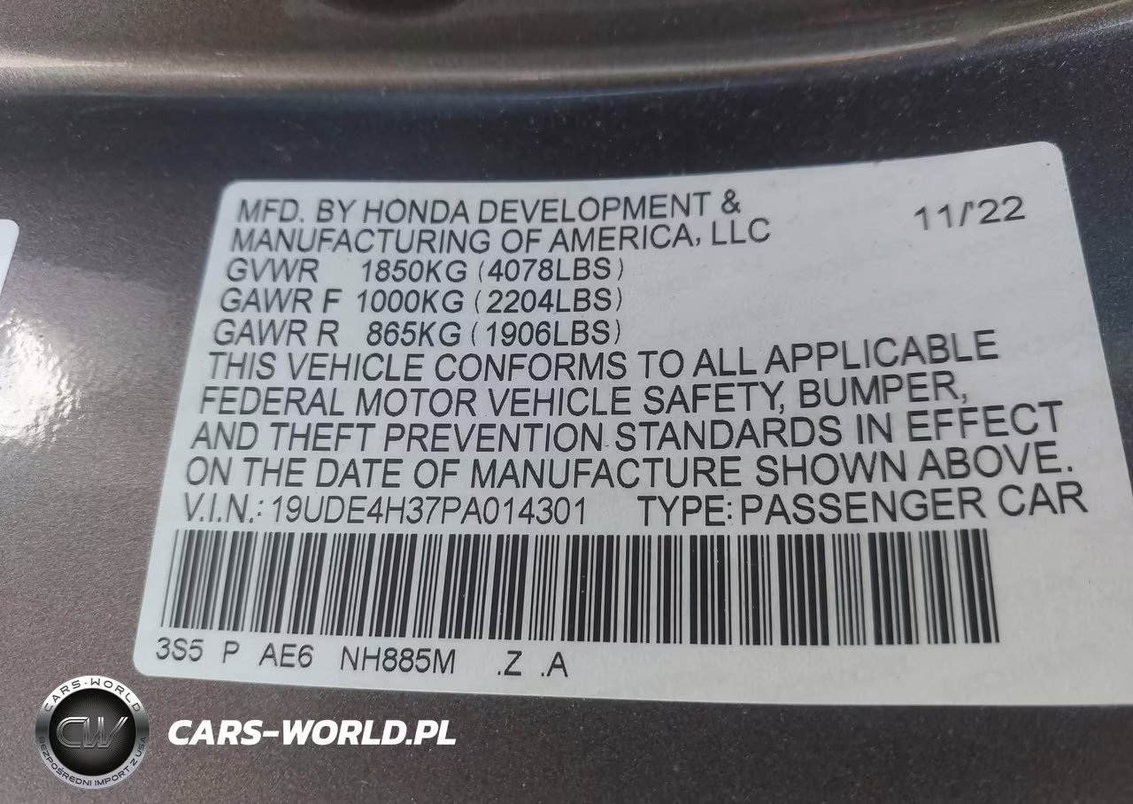 2023 Acura Integra A-Spec VIN:19UDE4H37PA014301 - 9