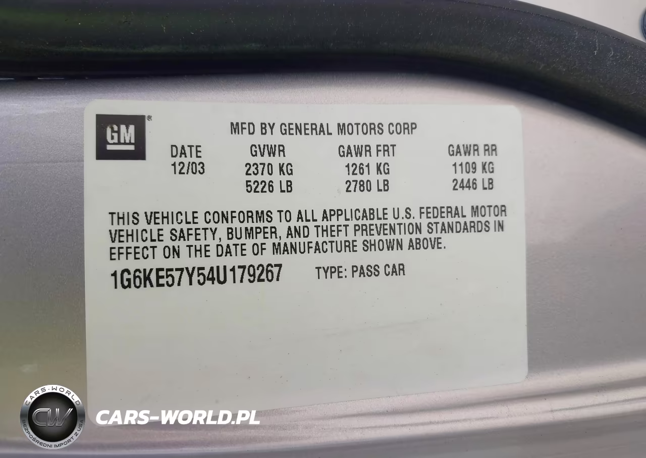 2004 Cadillac Deville Dhs VIN:1G6KE57Y54U179267 - 9