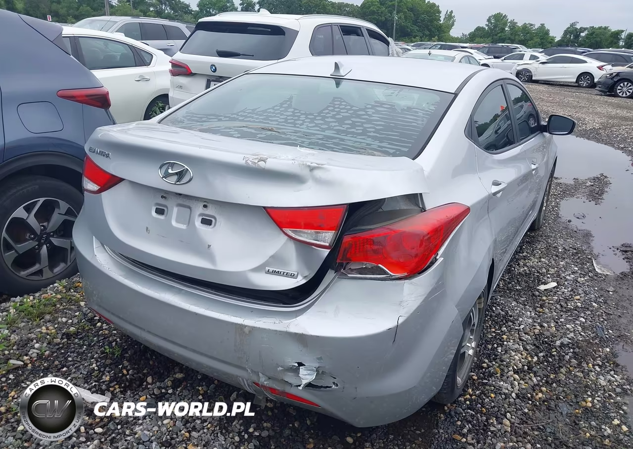 2013 Hyundai Elantra Limited VIN:KMHDH4AE8DU720720 - 4