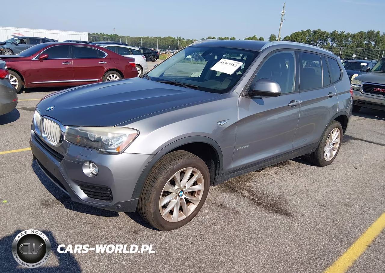 2016 BMW X3 xDrive28I VIN:5UXWX9C57G0D65451 - 2