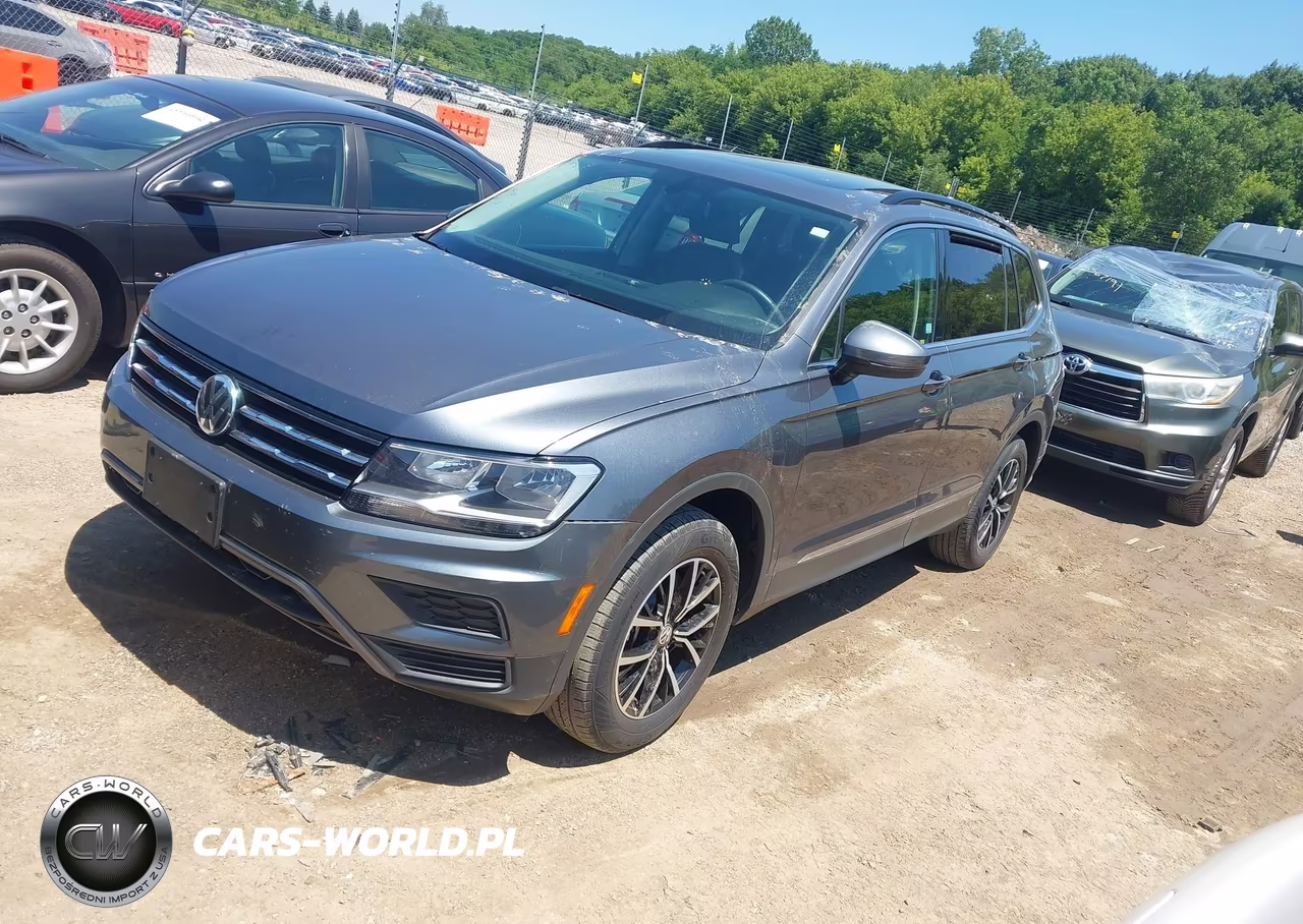 2021 Volkswagen Tiguan 2.0T Se-2.0T Se R-Line Black-2.0T Sel VIN:3VV2B7AX0MM130856 - 2