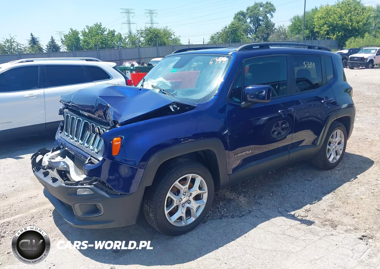 2018 Jeep Renegade Latitude Fwd VIN:ZACCJABB7JPJ66734 - 2
