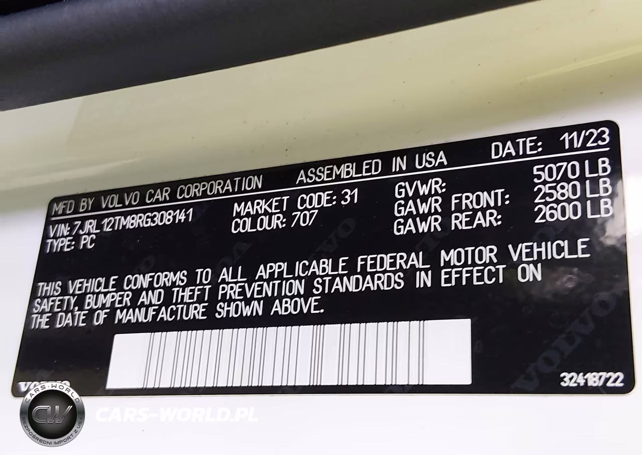 2024 Volvo S60 B5 Ultimate Dark Theme VIN:7JRL12TM8RG308141 - 9