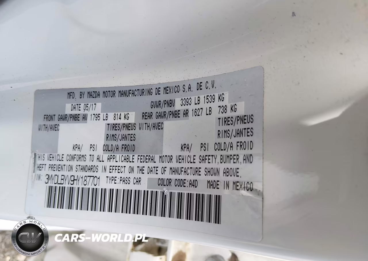 2017 Toyota Yaris Ia VIN:3MYDLBYV9HY187701 - 9