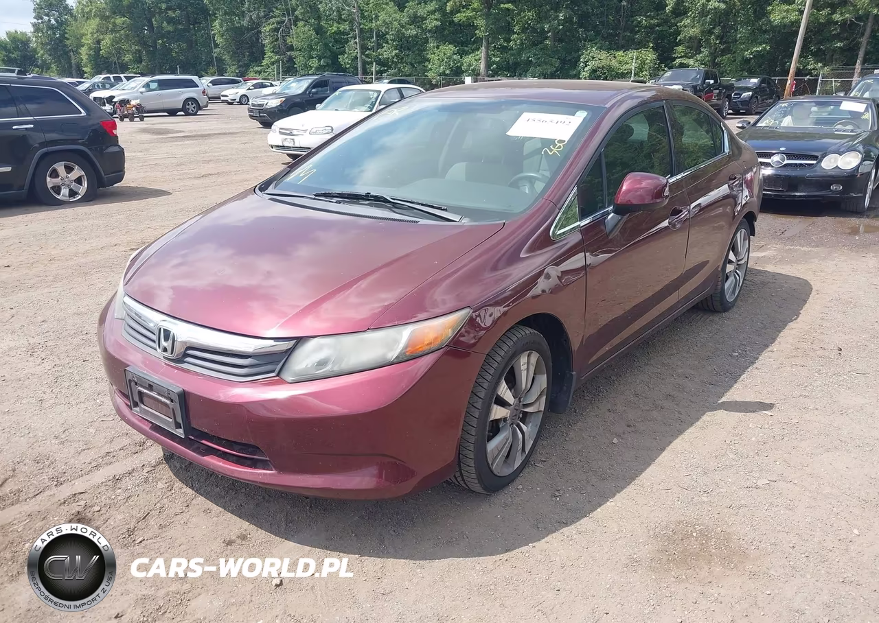 2012 Honda Civic Lx VIN:19XFB2F51CE061730 - 2
