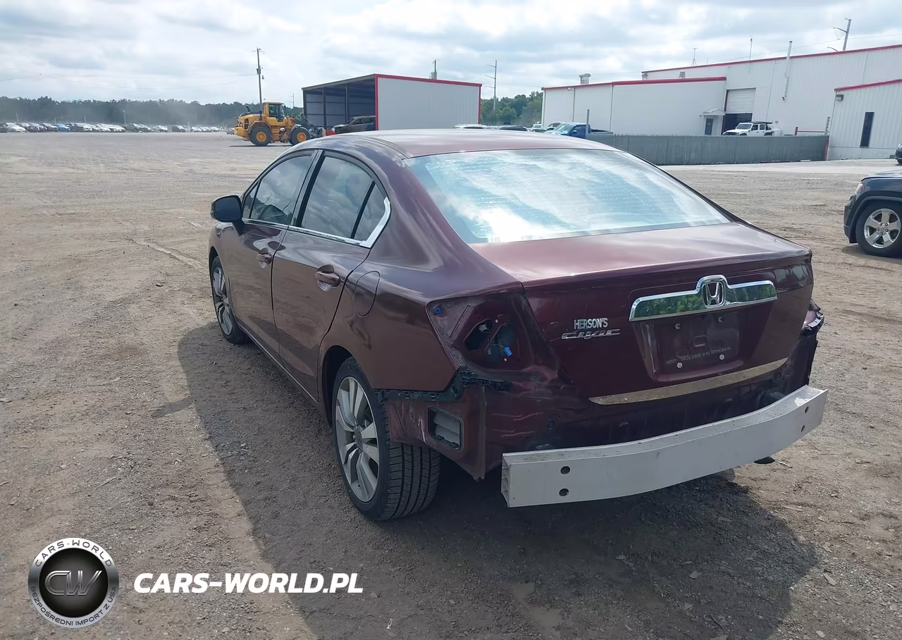 2012 Honda Civic Lx VIN:19XFB2F51CE061730 - 3