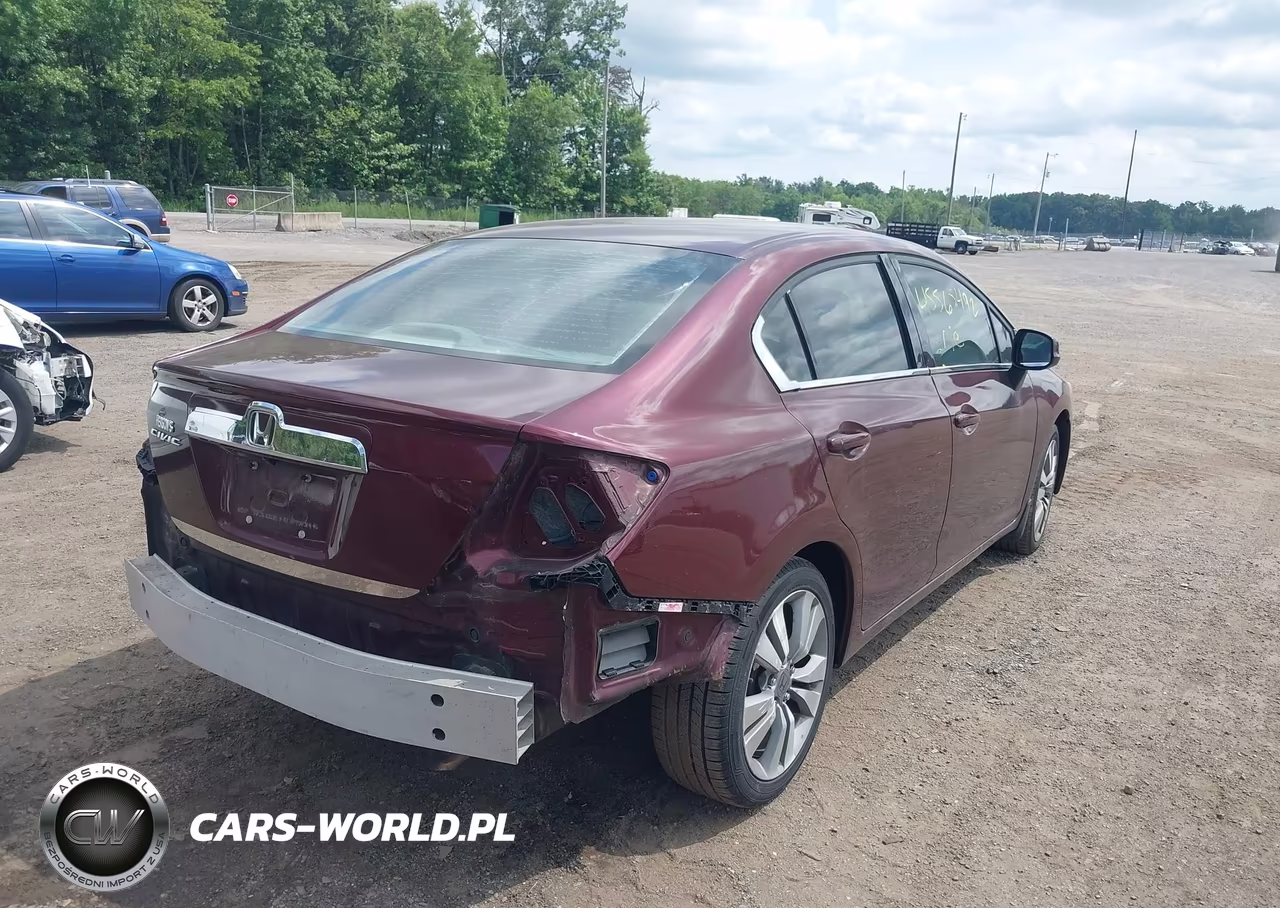 2012 Honda Civic Lx VIN:19XFB2F51CE061730 - 4