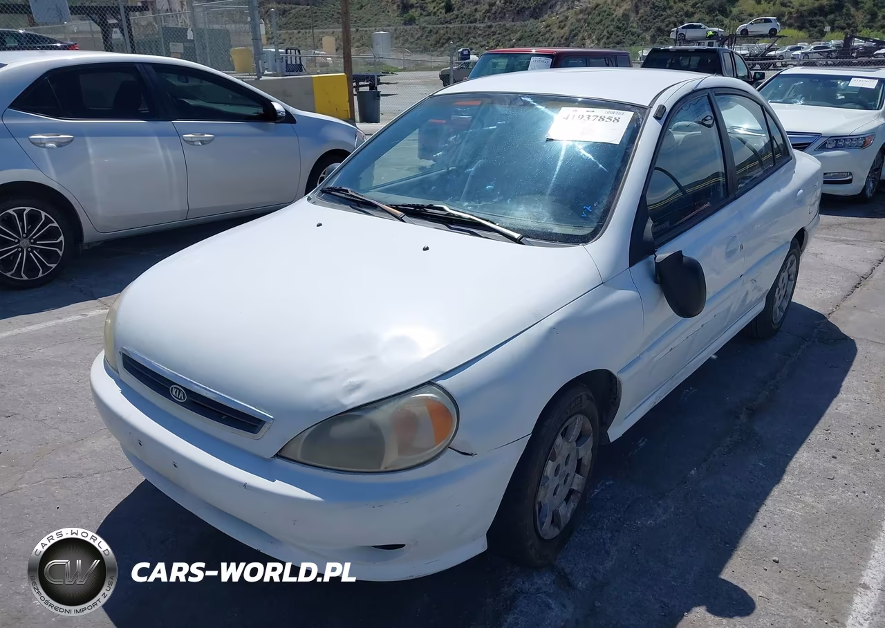 2002 Kia Rio VIN:KNADC123026148605 - 2