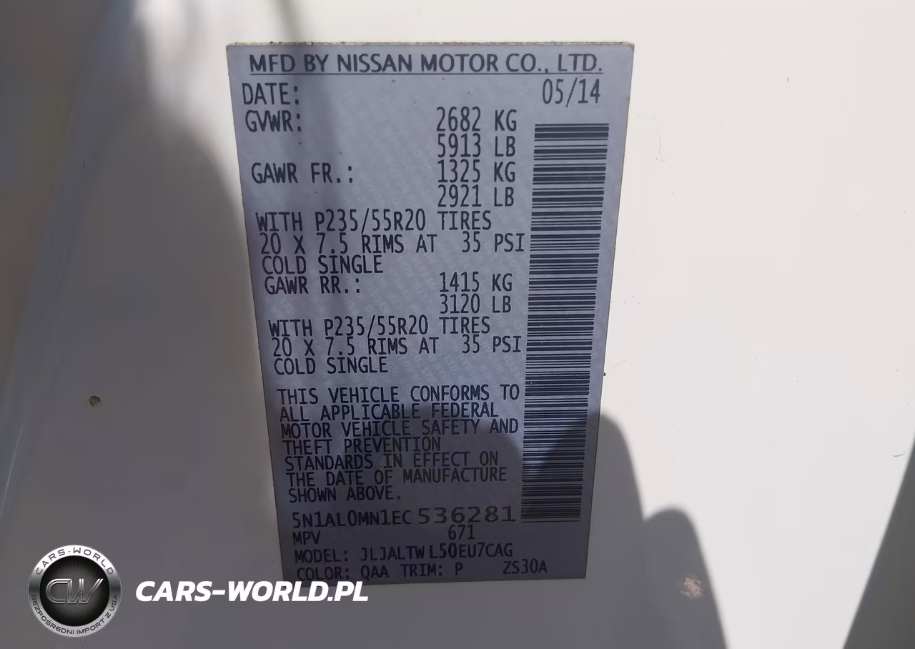 2014 Infiniti Qx60 VIN:5N1AL0MN1EC536281 - 9