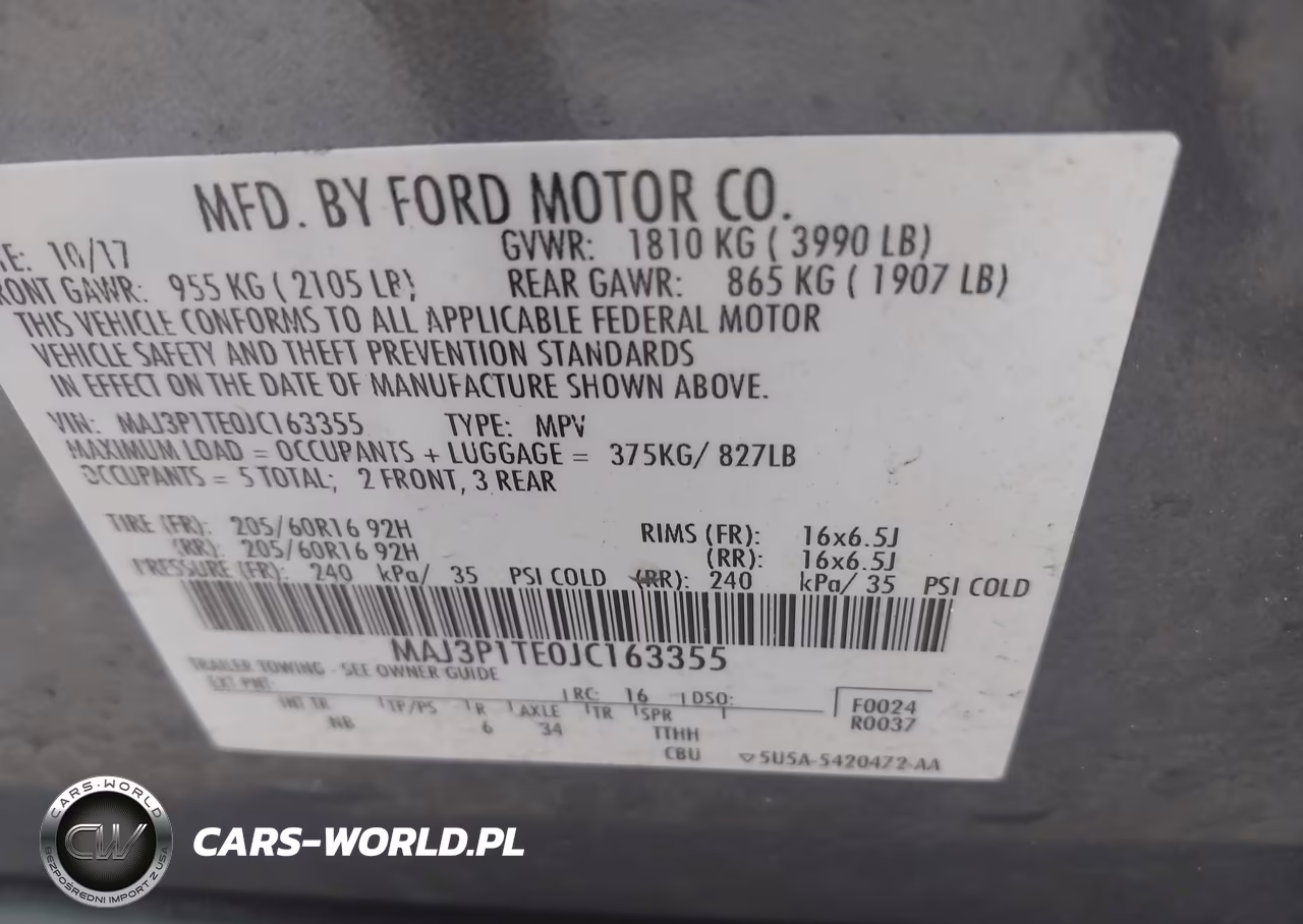 2018 Ford Ecosport Se VIN:MAJ3P1TE0JC163355 - 9