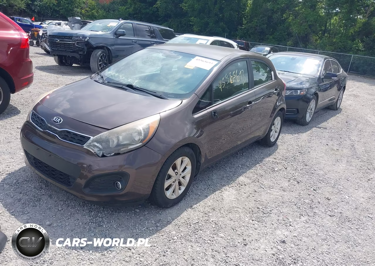 2014 Kia Rio Ex VIN:KNADN5A37E6353734 - 2