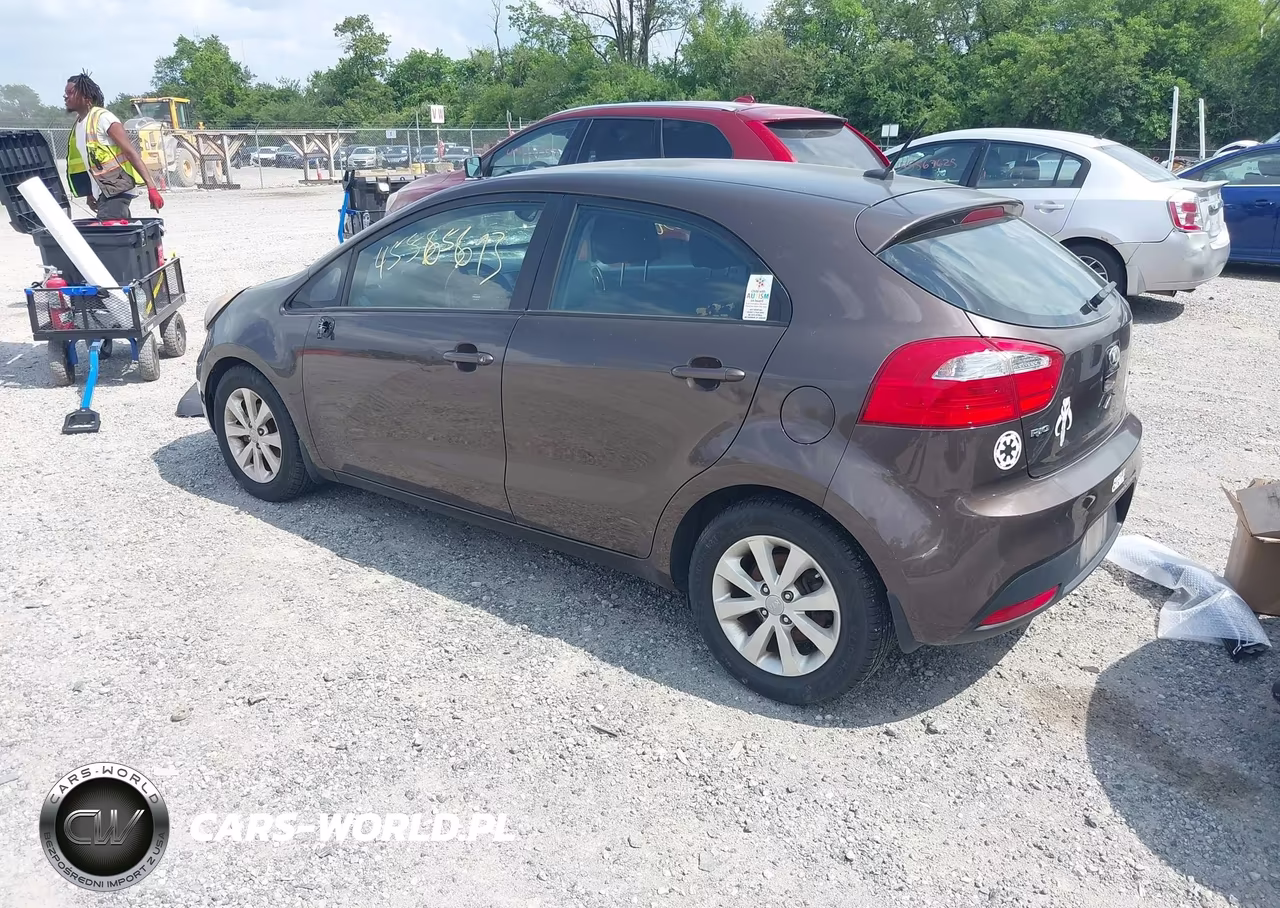 2014 Kia Rio Ex VIN:KNADN5A37E6353734 - 3